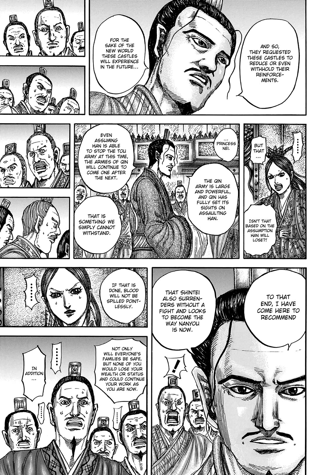 Kingdom manga, chapter 814, page 14 of 20