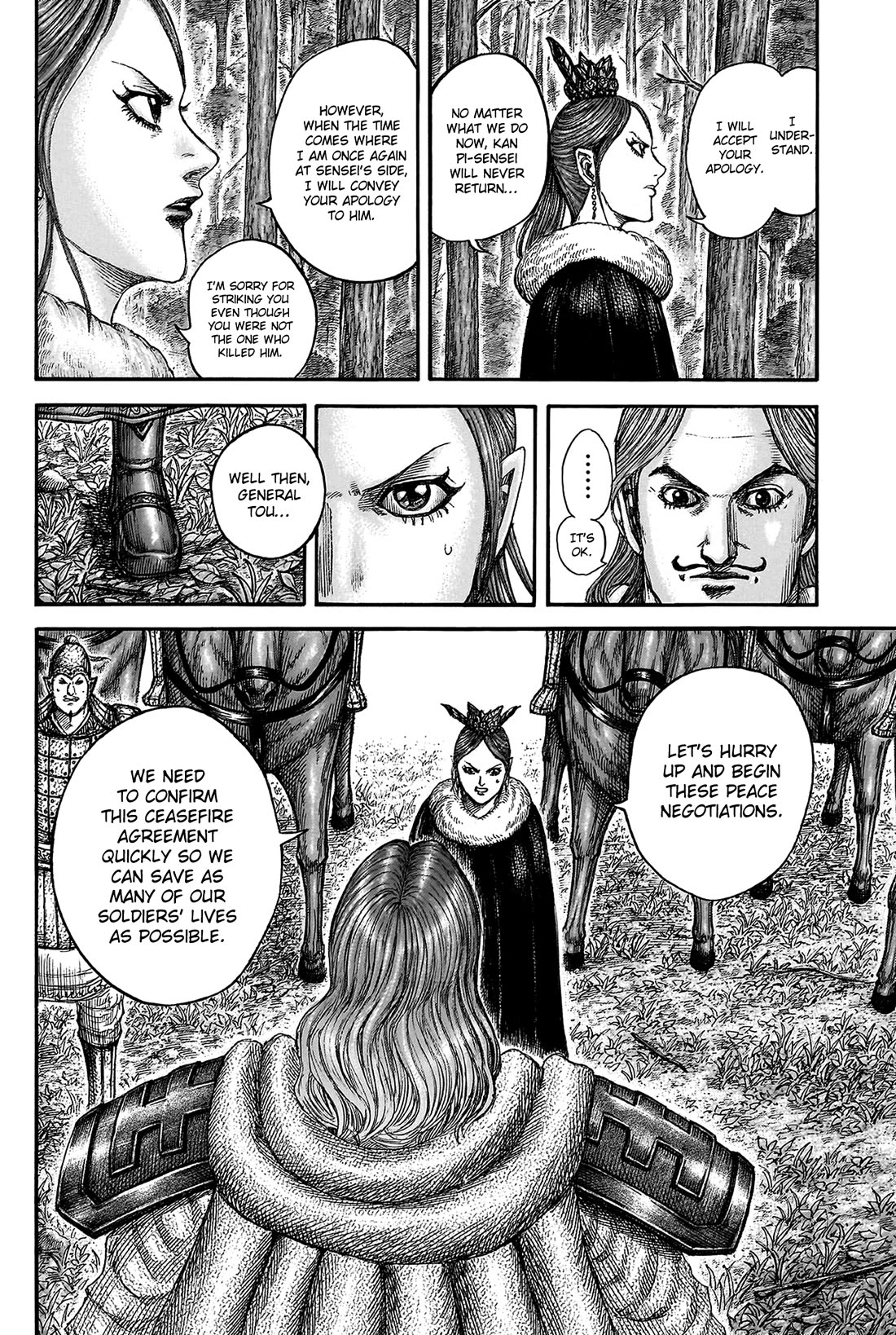 Kingdom manga, chapter 819, page 14 of 21