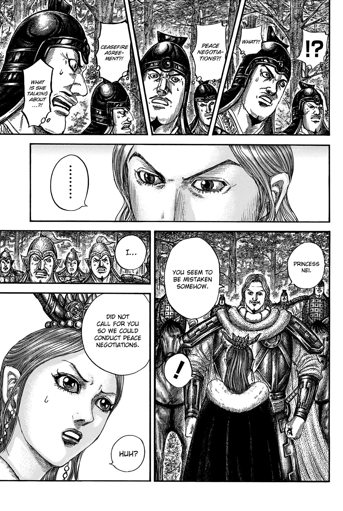 Kingdom manga, chapter 819, page 15 of 21