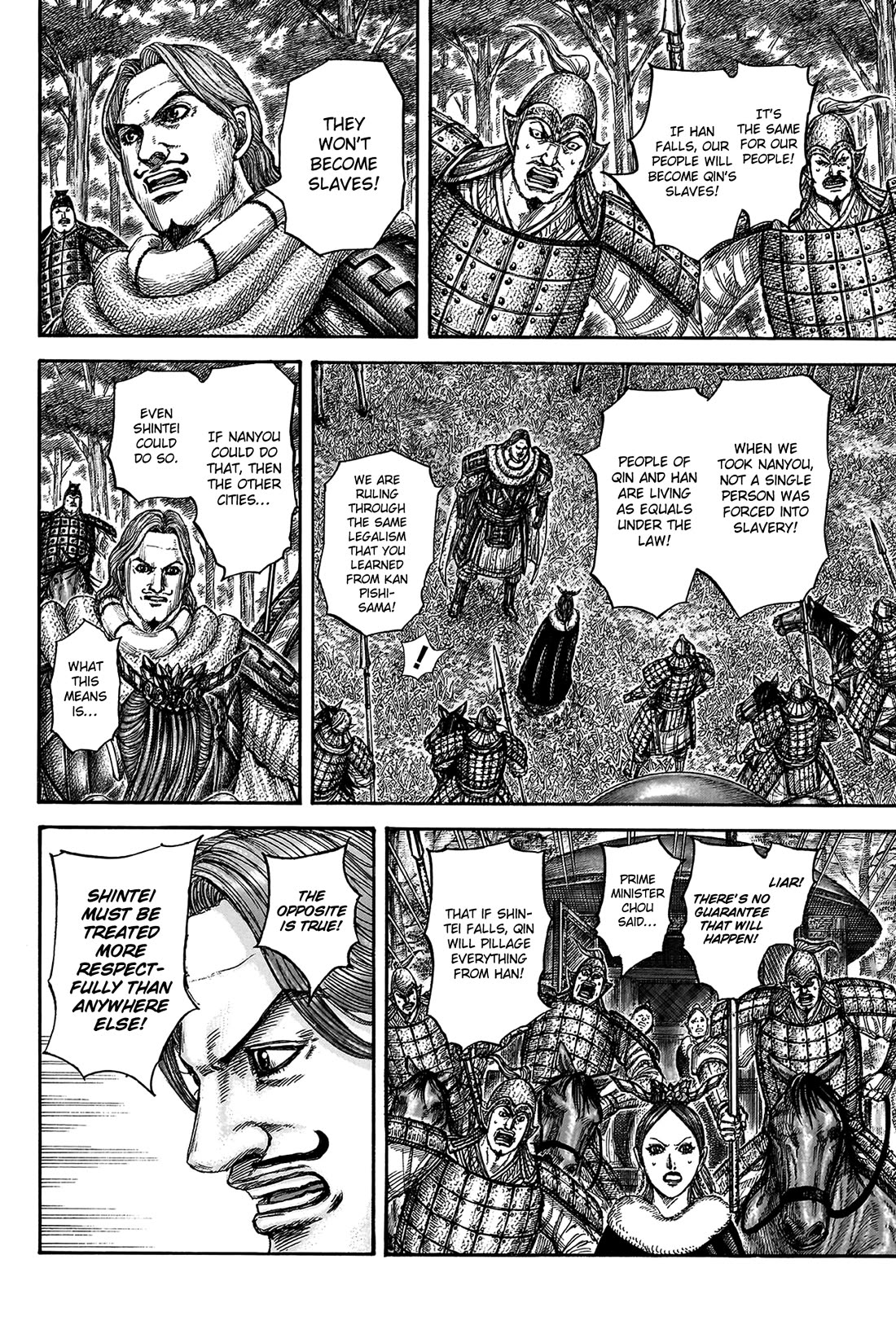 Kingdom manga, chapter 819, page 20 of 21