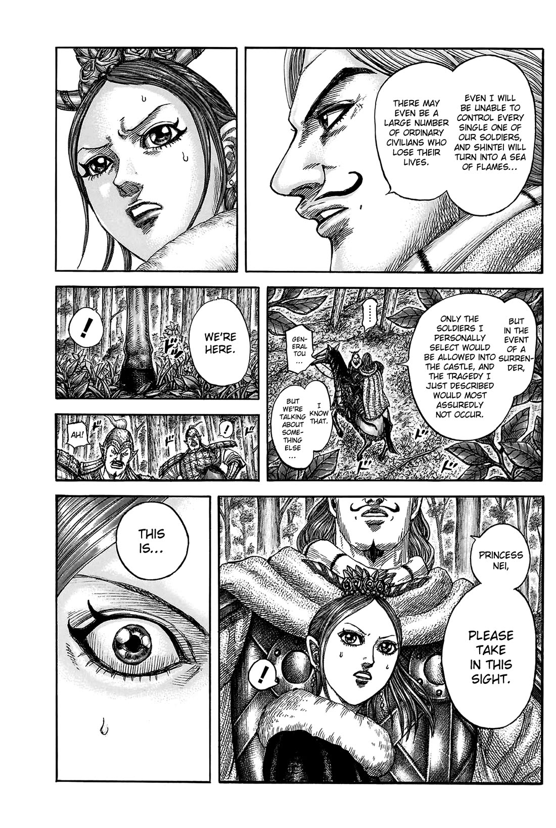 Kingdom manga, chapter 820, page 11 of 20