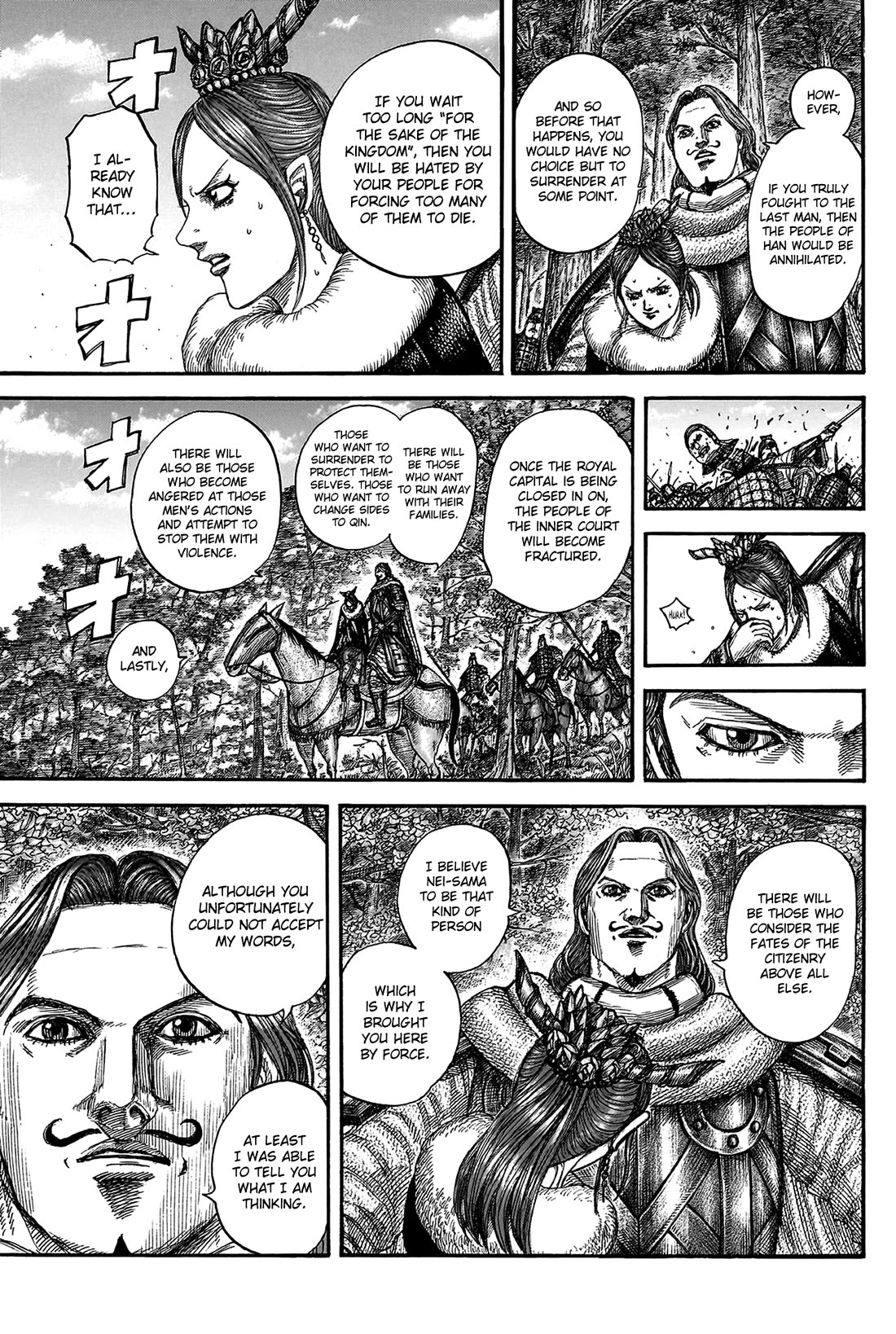 Kingdom manga, chapter 820, page 16 of 20
