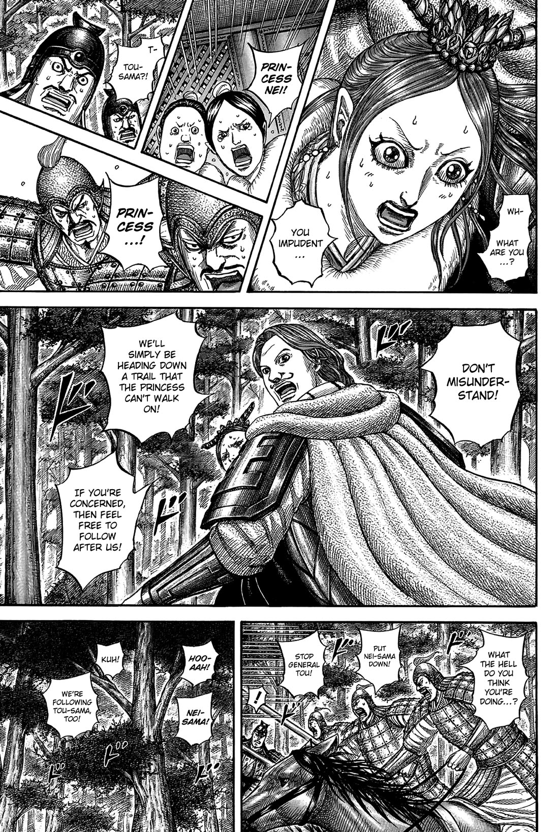 Kingdom manga, chapter 820, page 9 of 20