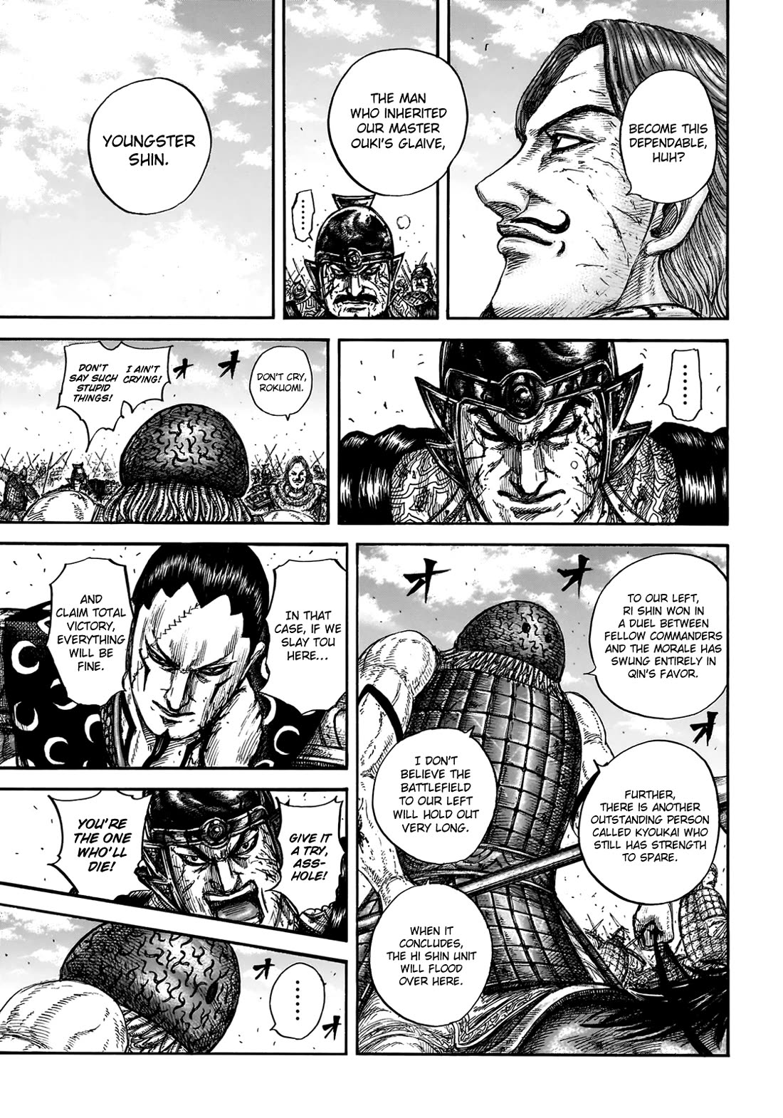 Kingdom manga, chapter 829, page 10 of 22
