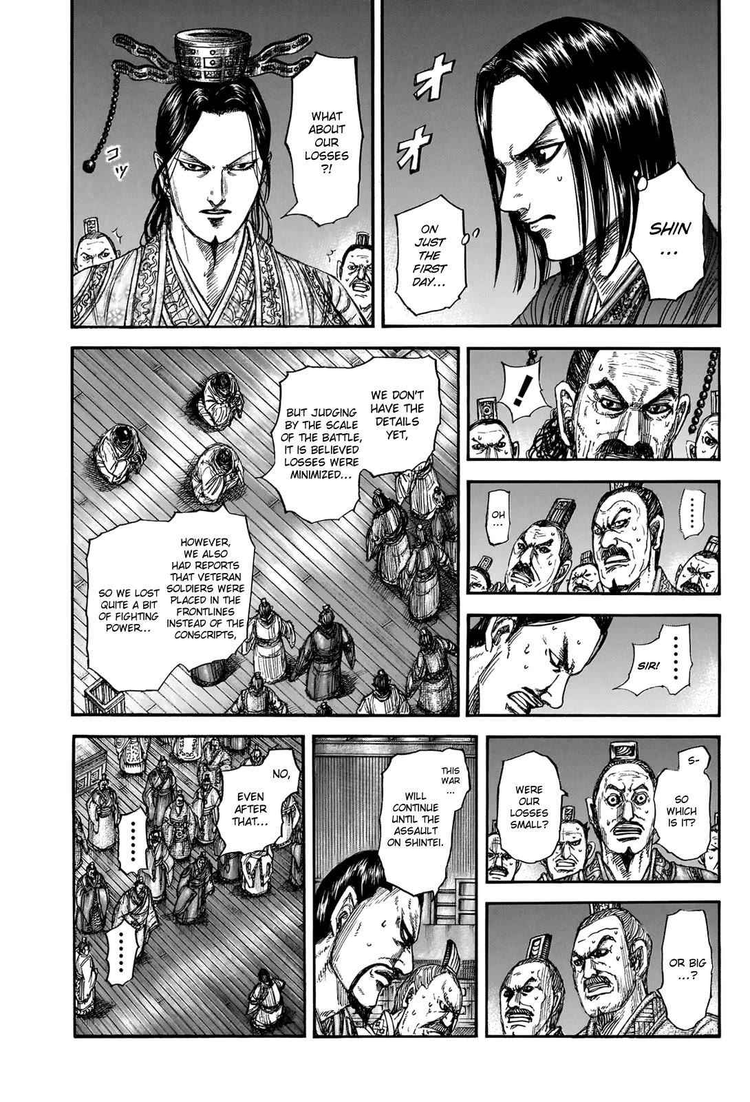 Kingdom manga, chapter 830, page 14 of 19