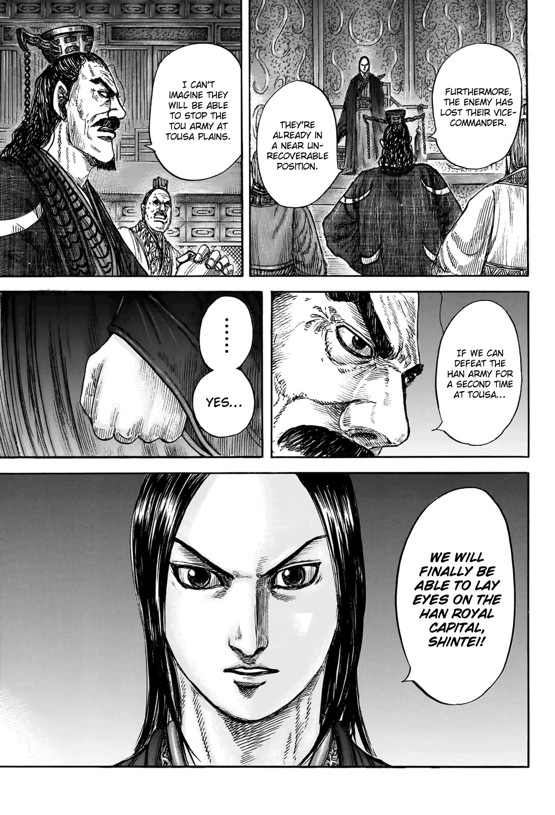 Kingdom manga, chapter 830, page 16 of 19
