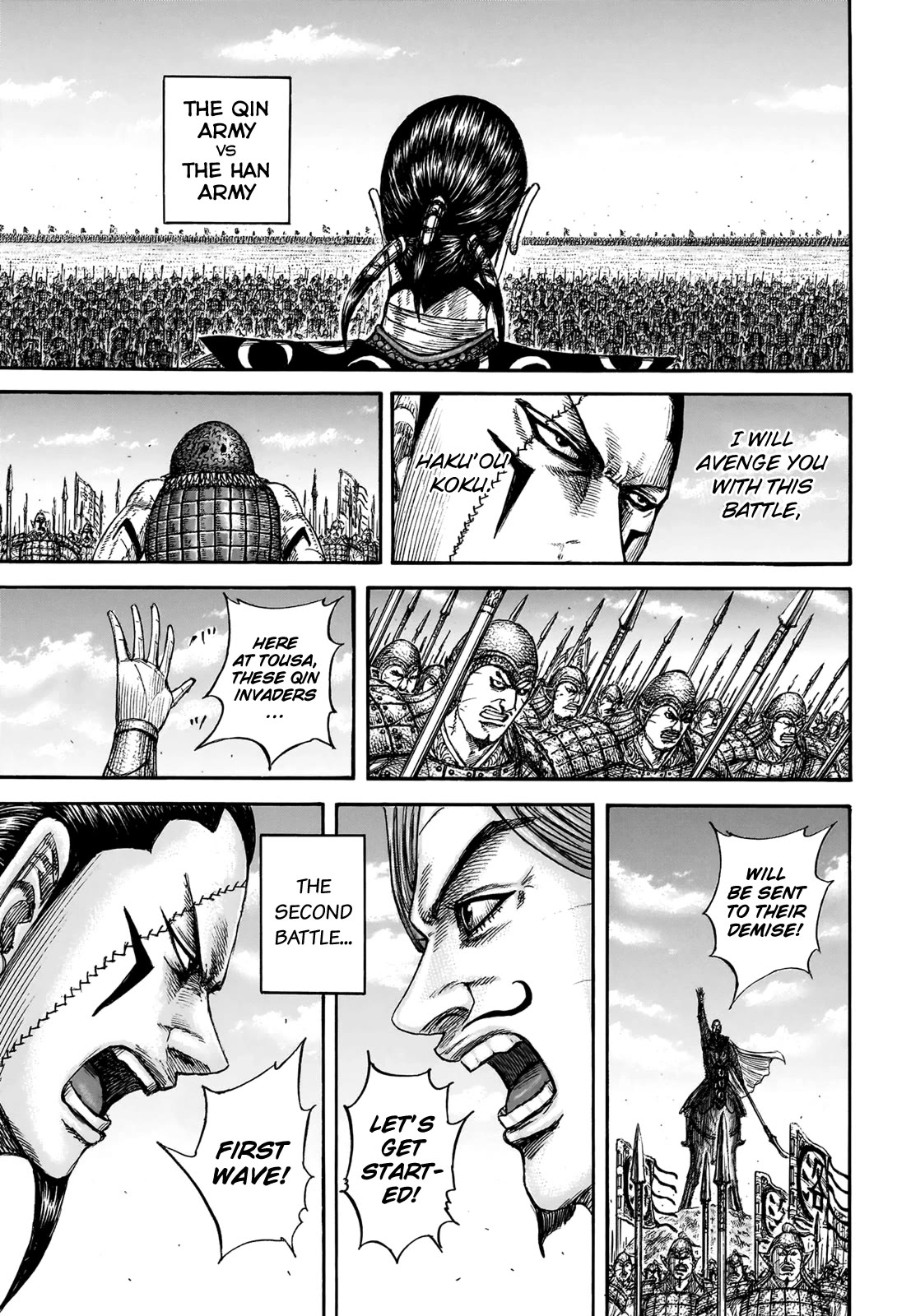 Kingdom manga, chapter 831, page 10 of 18