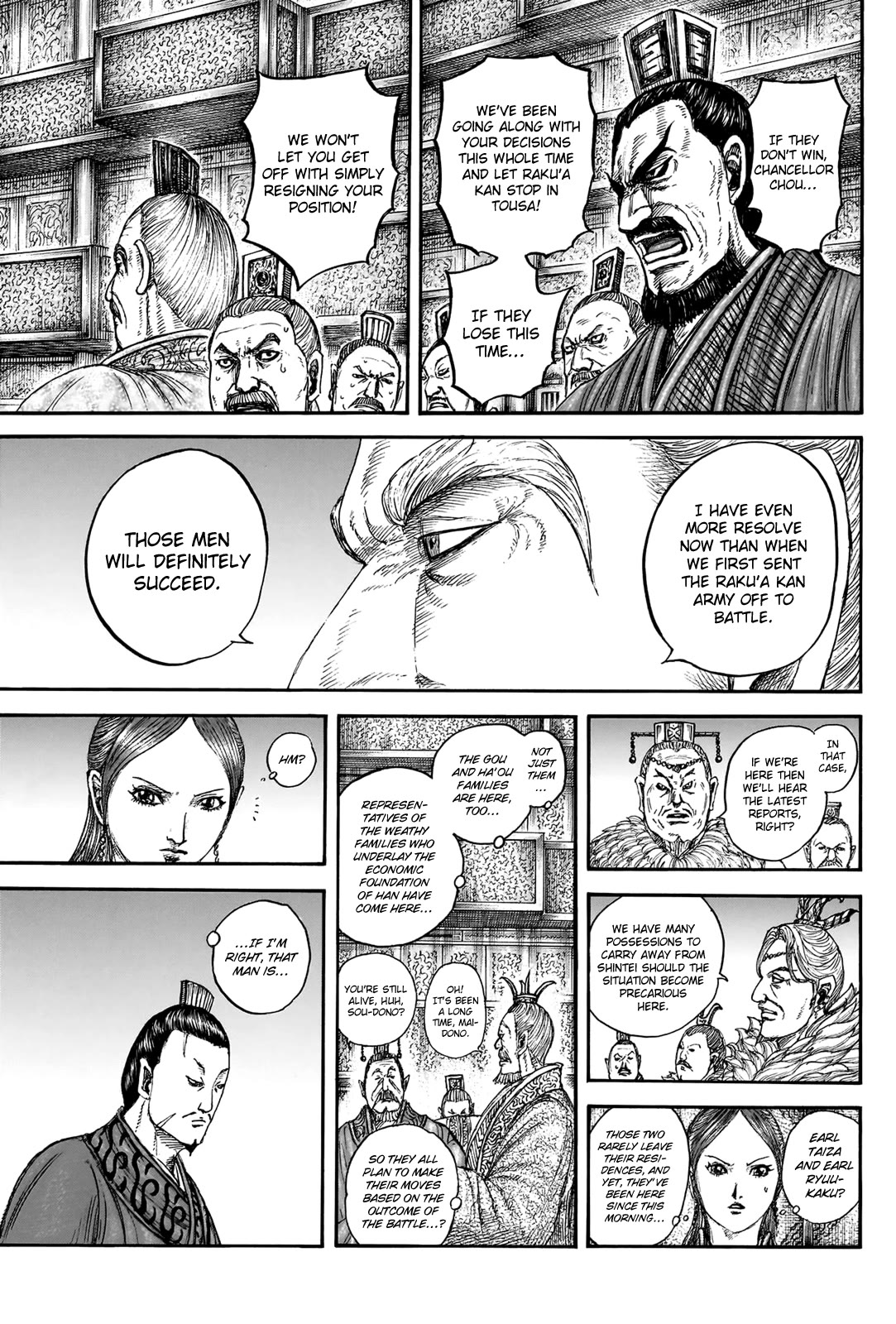 Kingdom manga, chapter 831, page 13 of 18