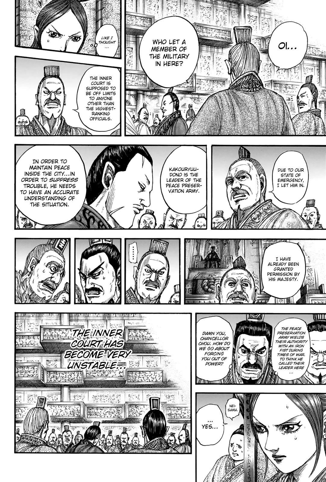 Kingdom manga, chapter 831, page 14 of 18