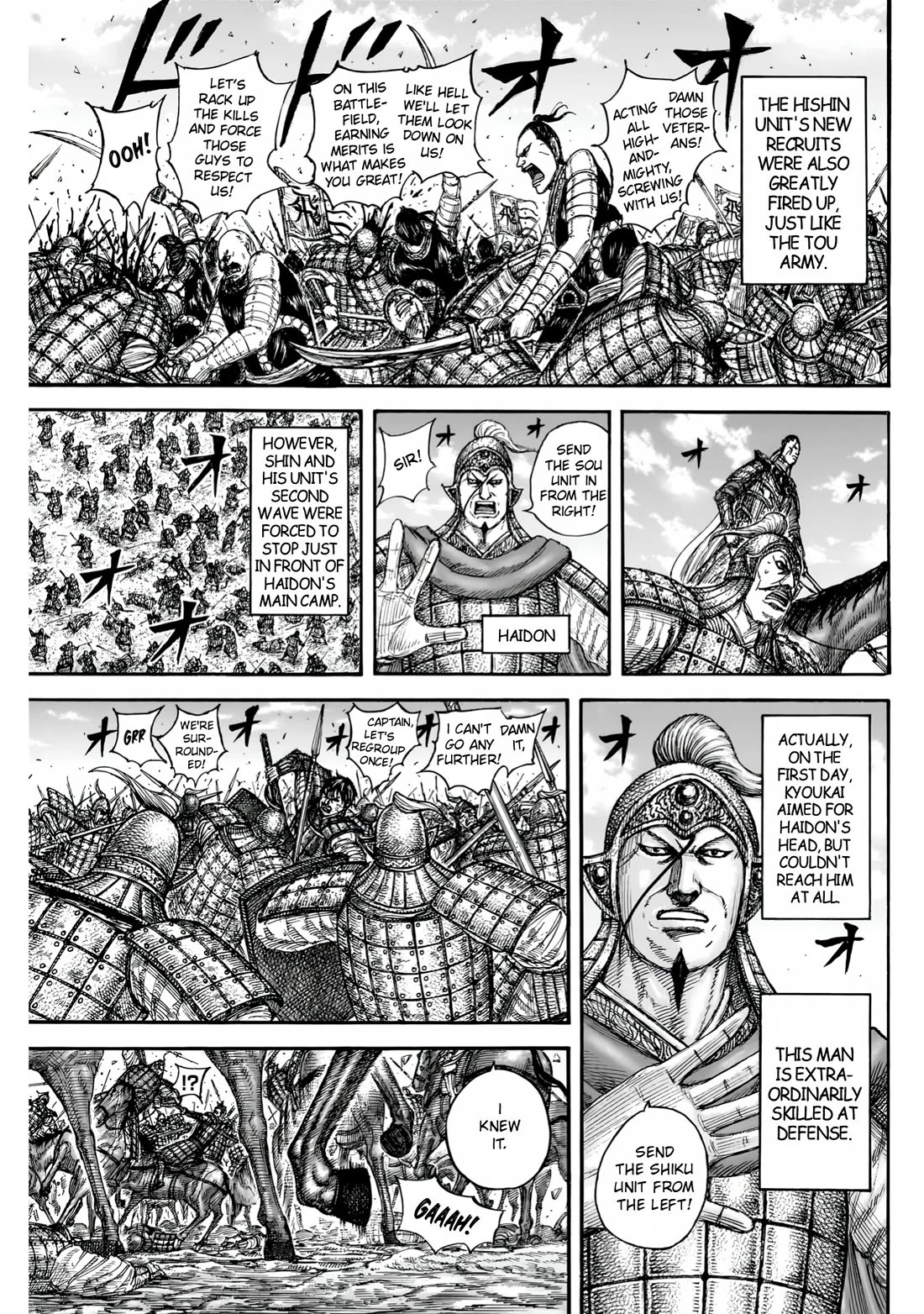 Kingdom manga, chapter 832, page 10 of 20