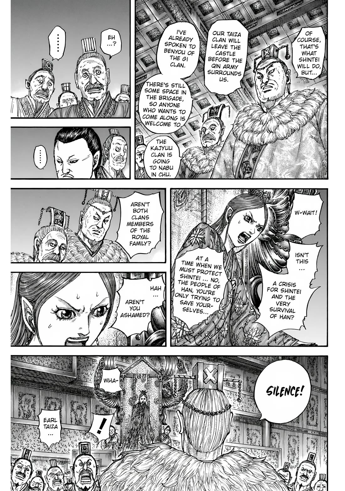 Kingdom manga, chapter 832, page 16 of 20