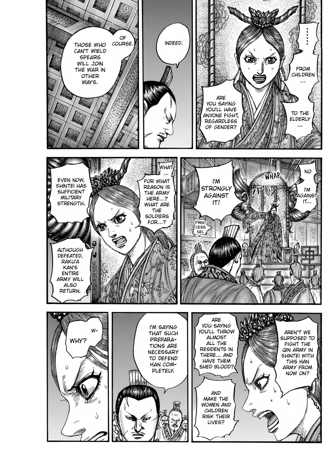 Kingdom manga, chapter 833, page 10 of 20
