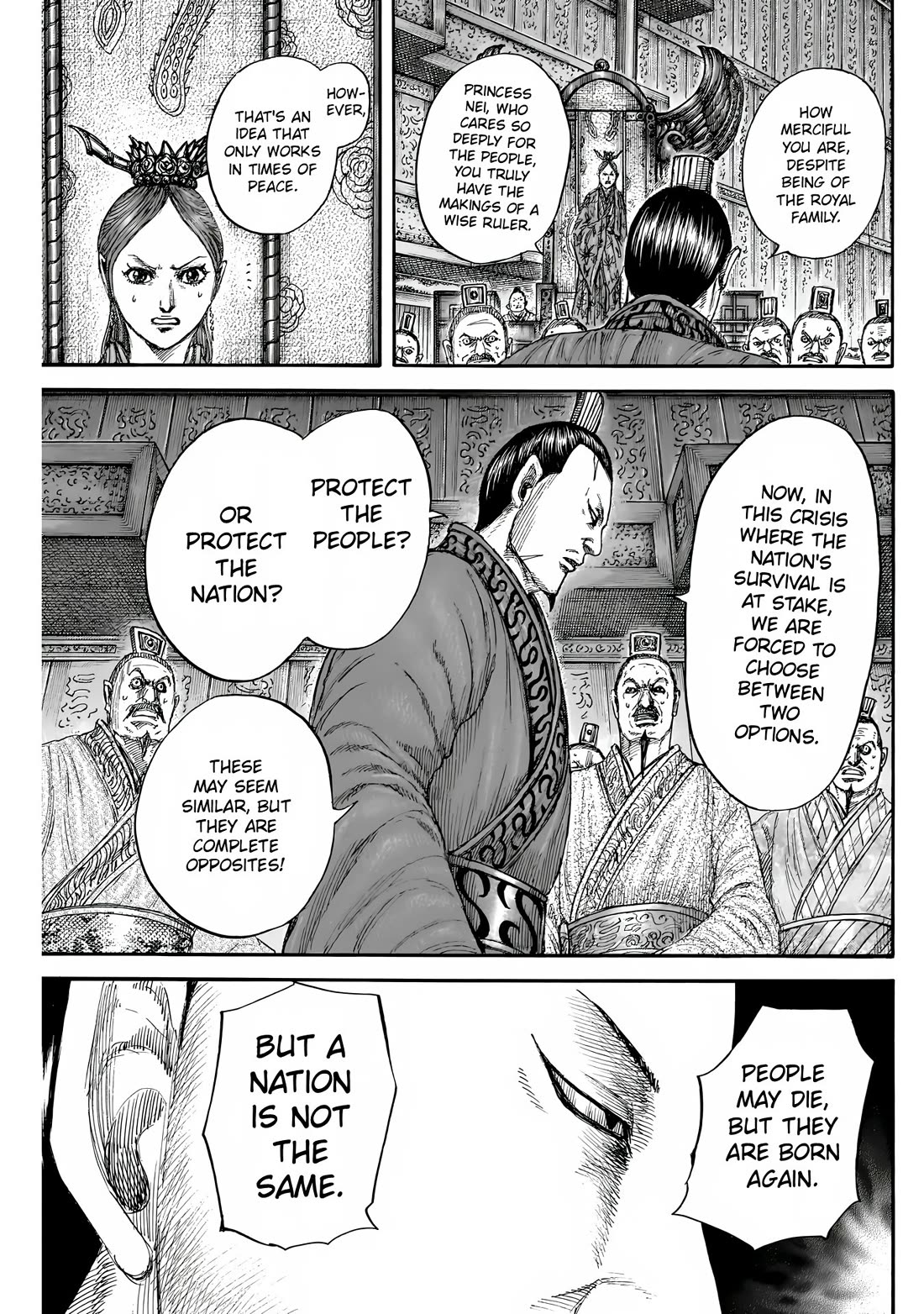 Kingdom manga, chapter 833, page 12 of 20