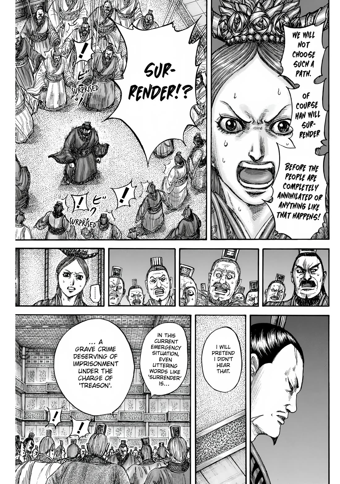Kingdom manga, chapter 833, page 14 of 20