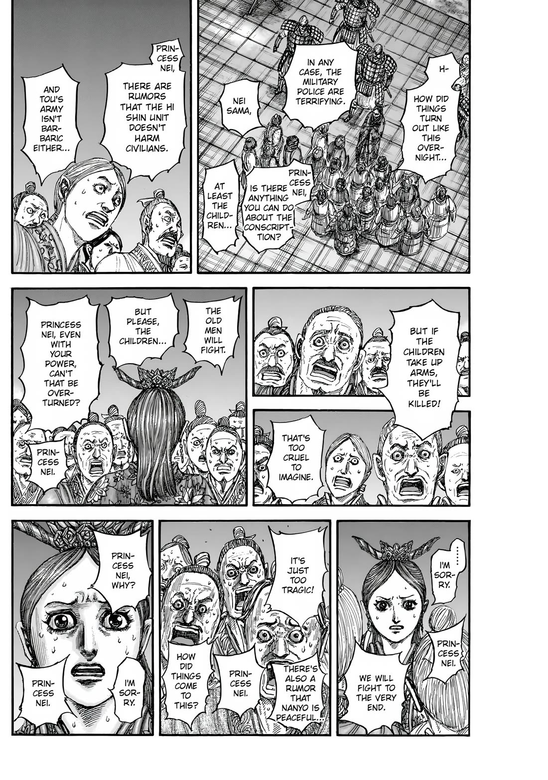 Kingdom manga, chapter 833, page 19 of 20