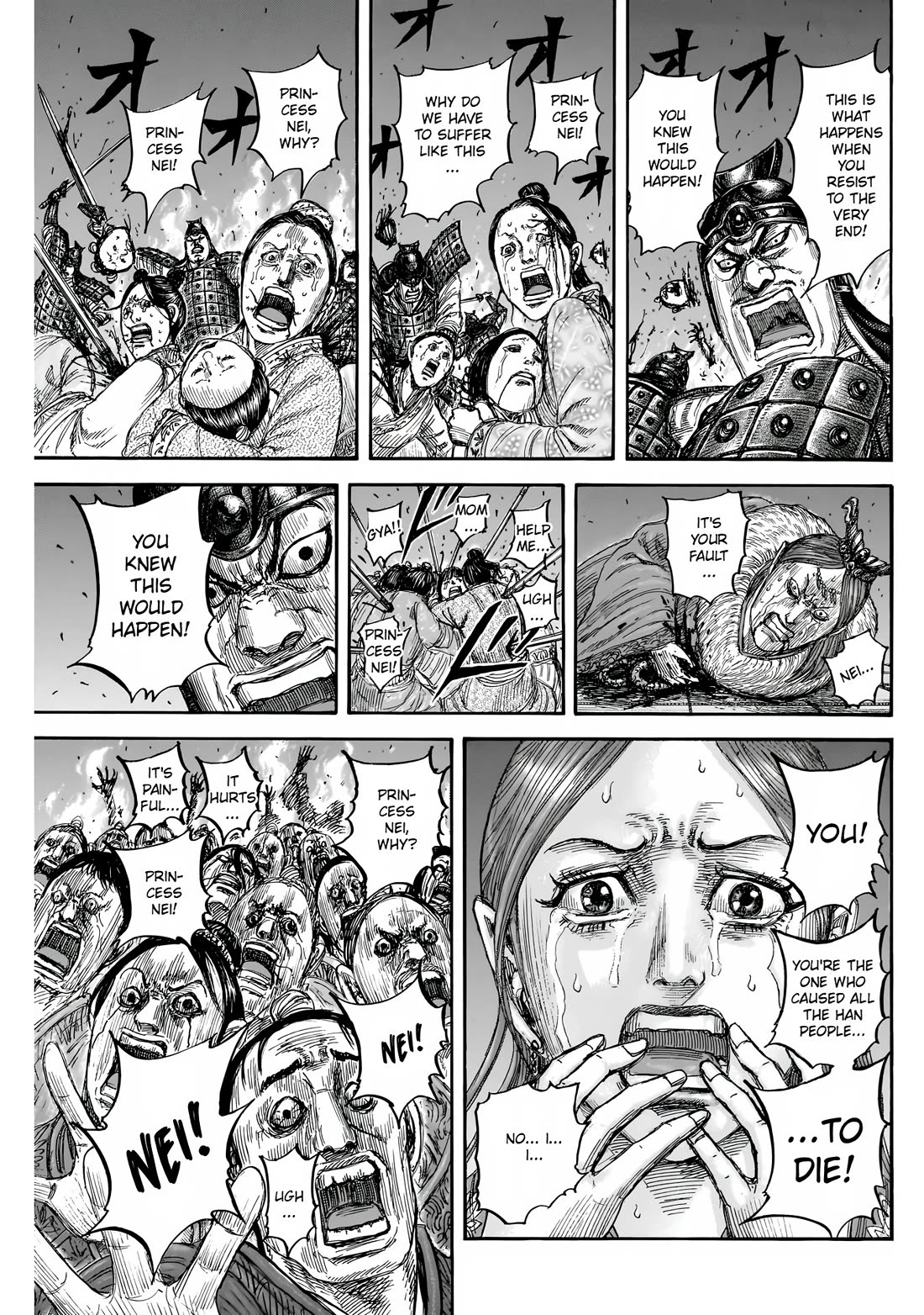 Kingdom manga, chapter 833, page 4 of 20