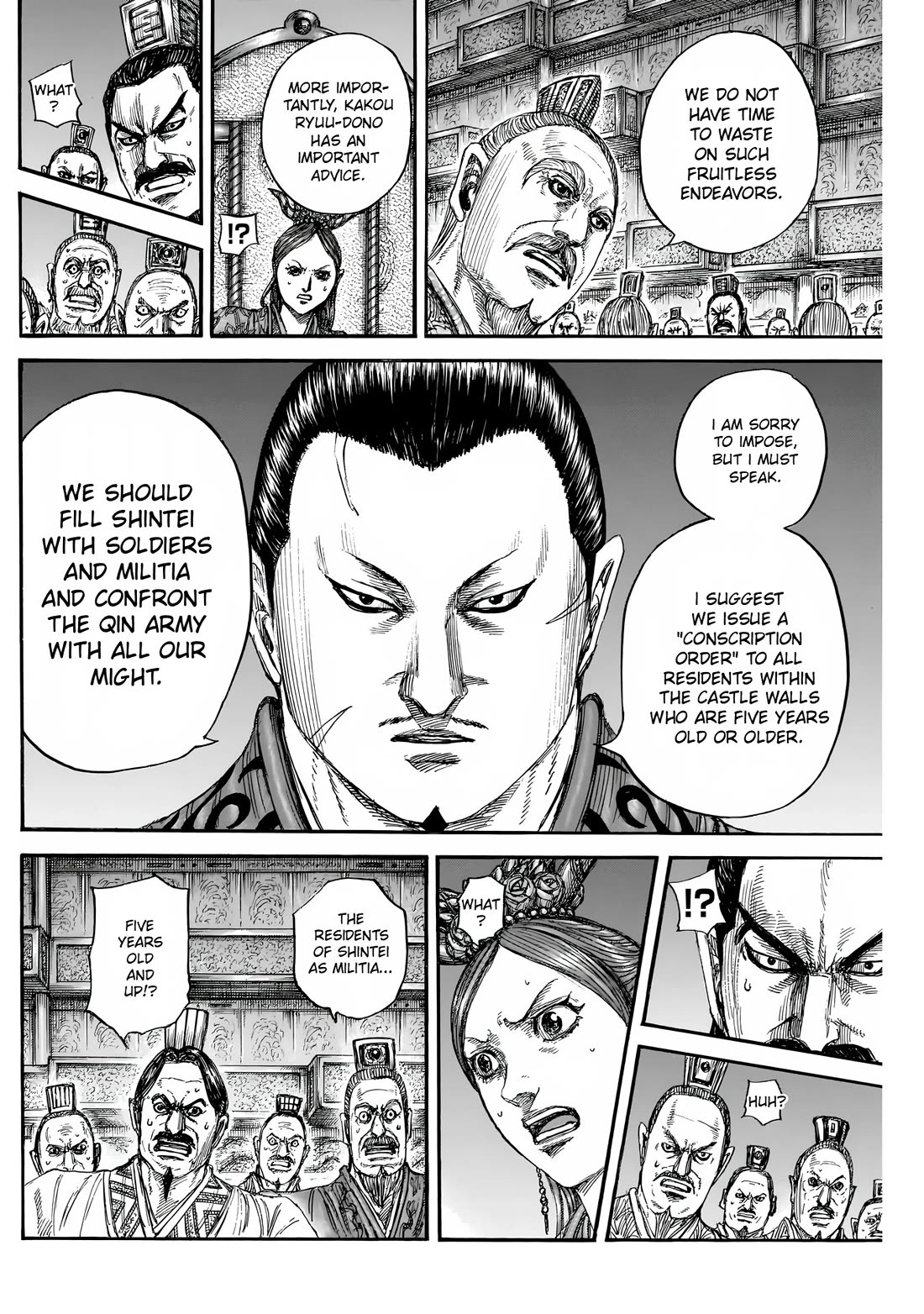 Kingdom manga, chapter 833, page 9 of 20