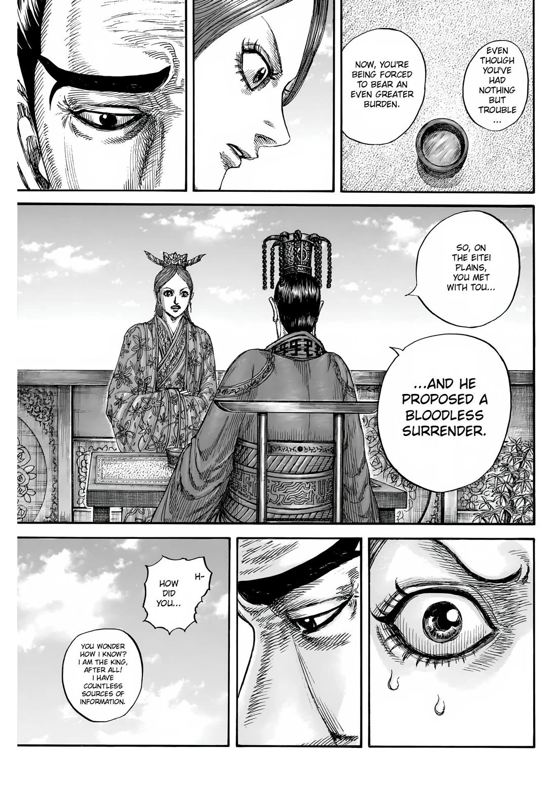 Kingdom manga, chapter 835, page 16 of 21