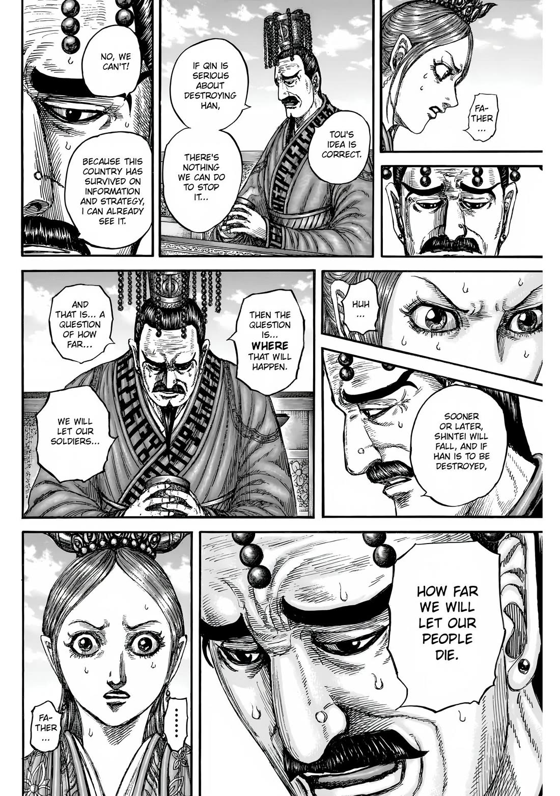 Kingdom manga, chapter 835, page 17 of 21