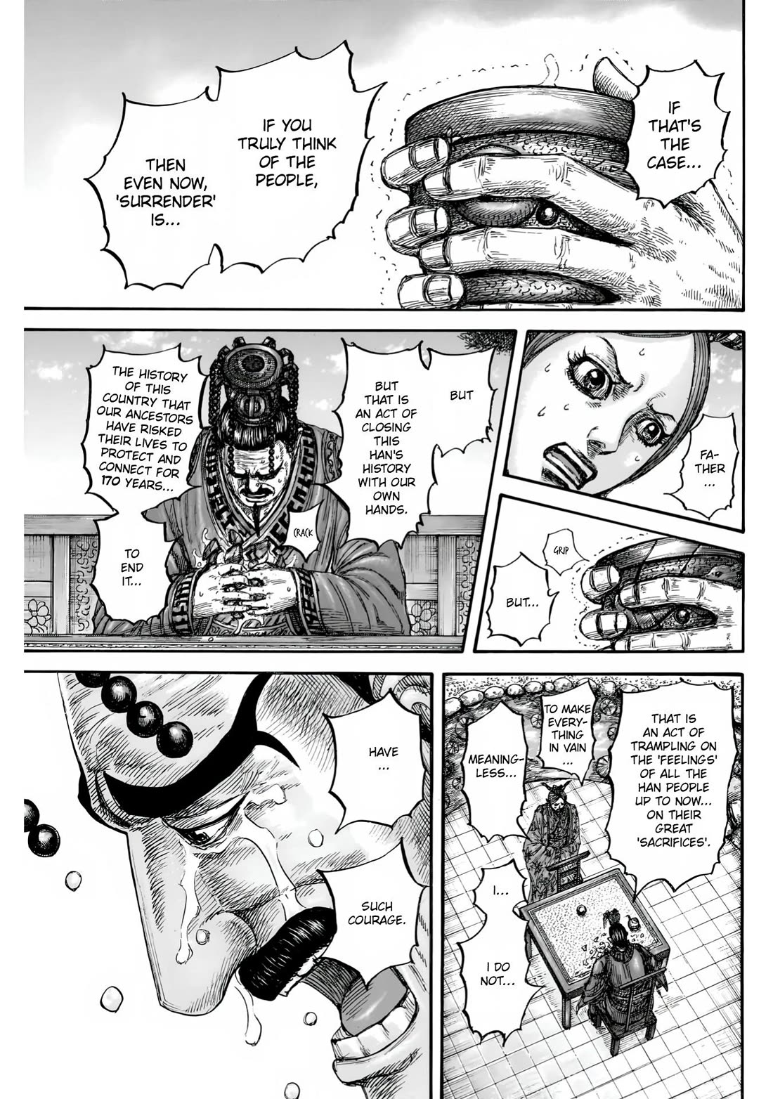 Kingdom manga, chapter 835, page 18 of 21