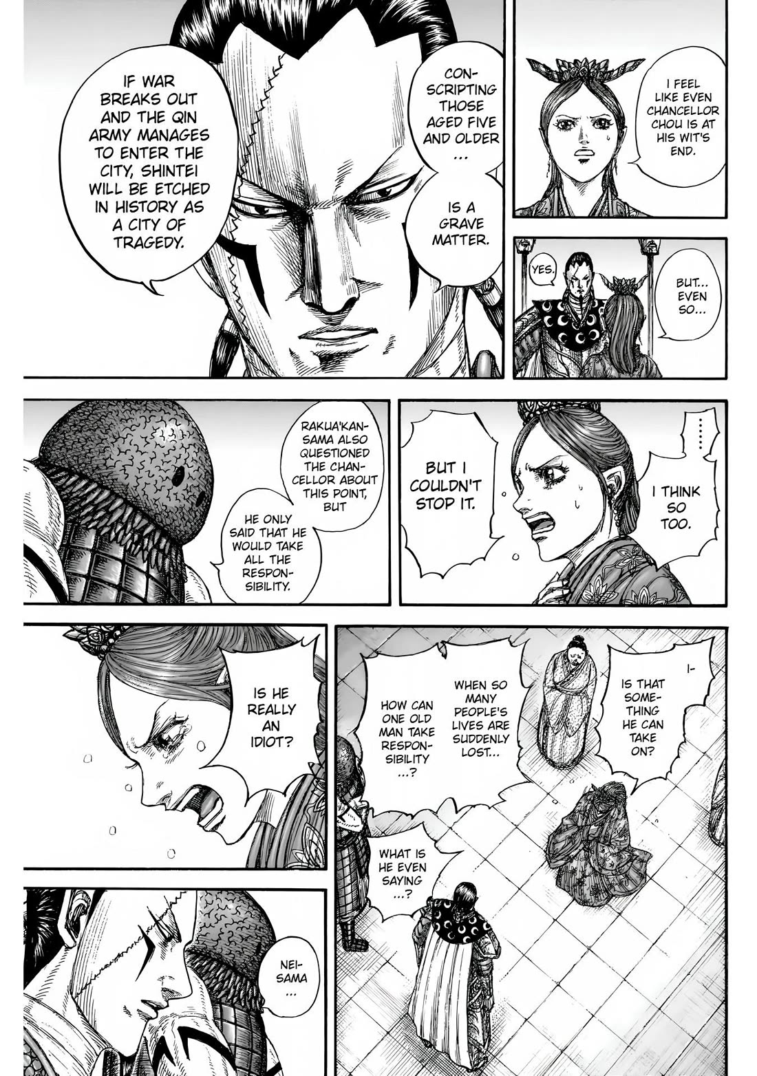 Kingdom manga, chapter 835, page 8 of 21