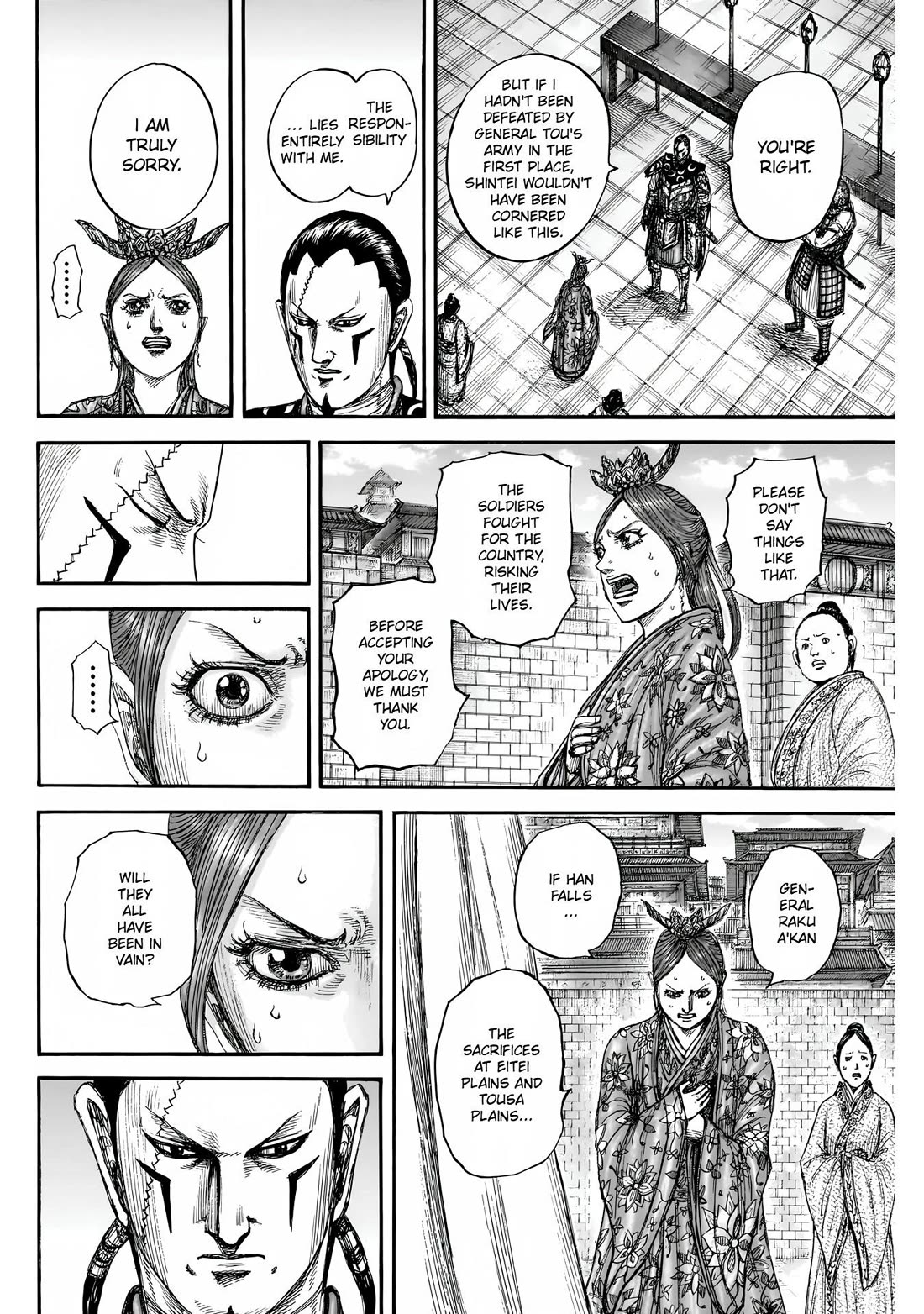 Kingdom manga, chapter 835, page 9 of 21