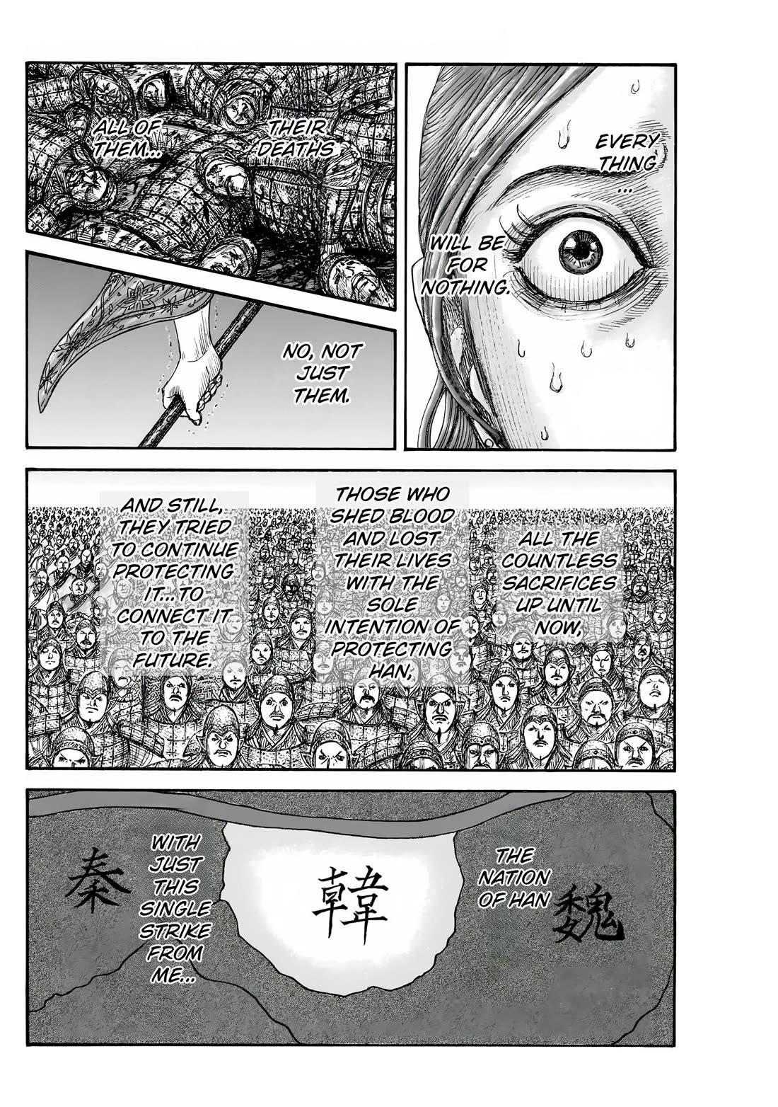 Kingdom manga, chapter 837, page 13 of 21