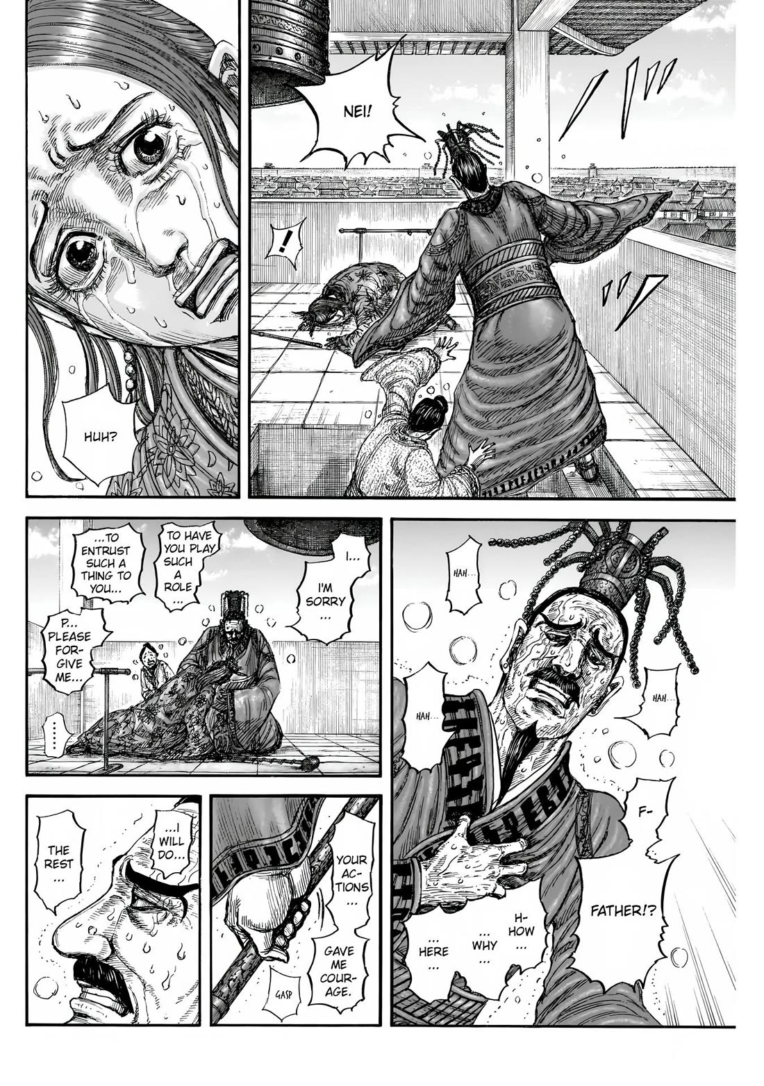Kingdom manga, chapter 837, page 17 of 21