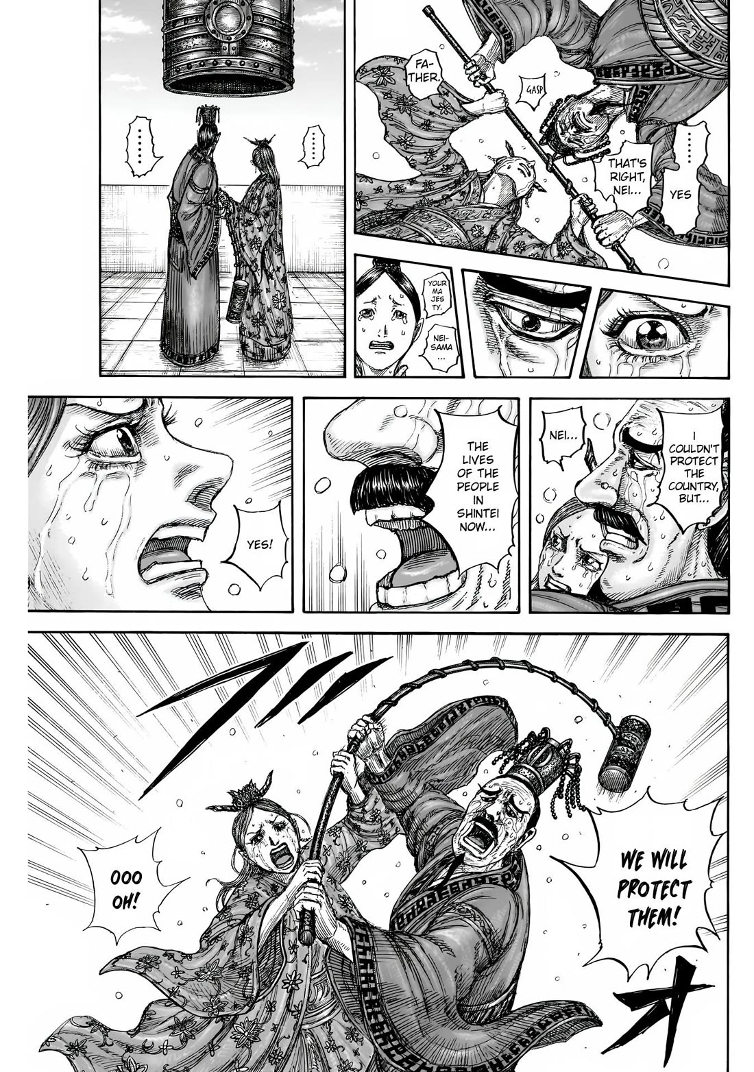 Kingdom manga, chapter 837, page 20 of 21