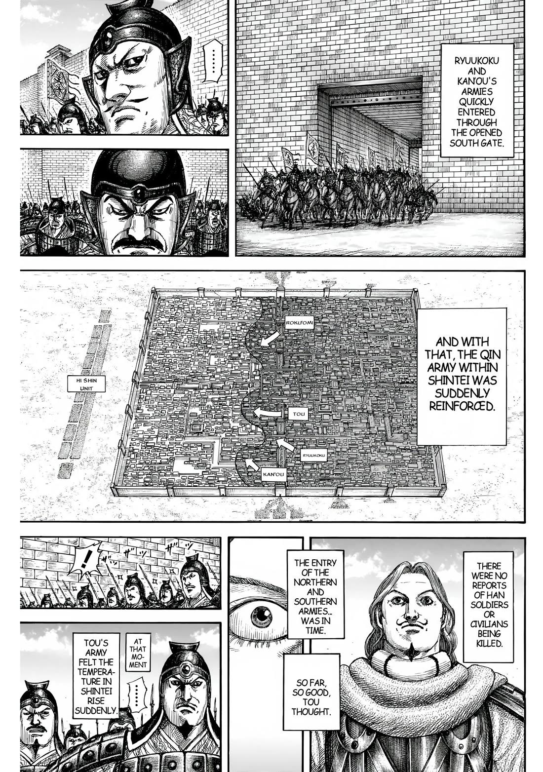 Kingdom manga, chapter 838, page 17 of 18