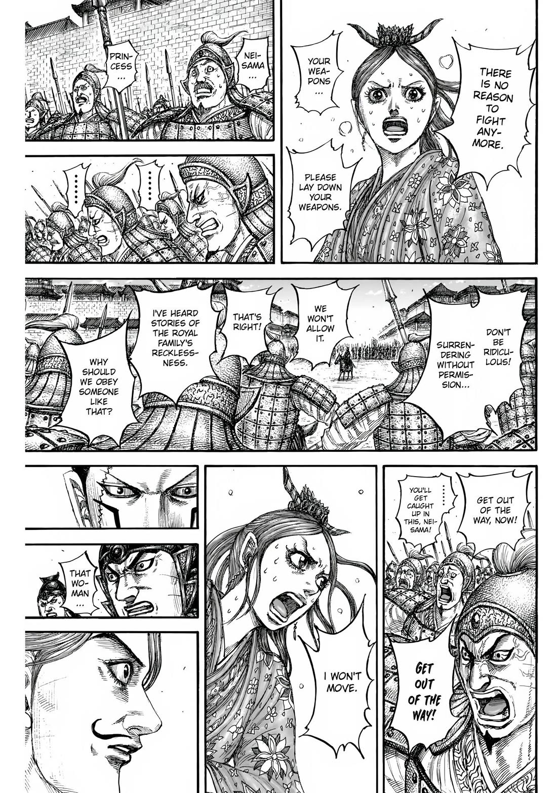 Kingdom manga, chapter 839, page 10 of 20
