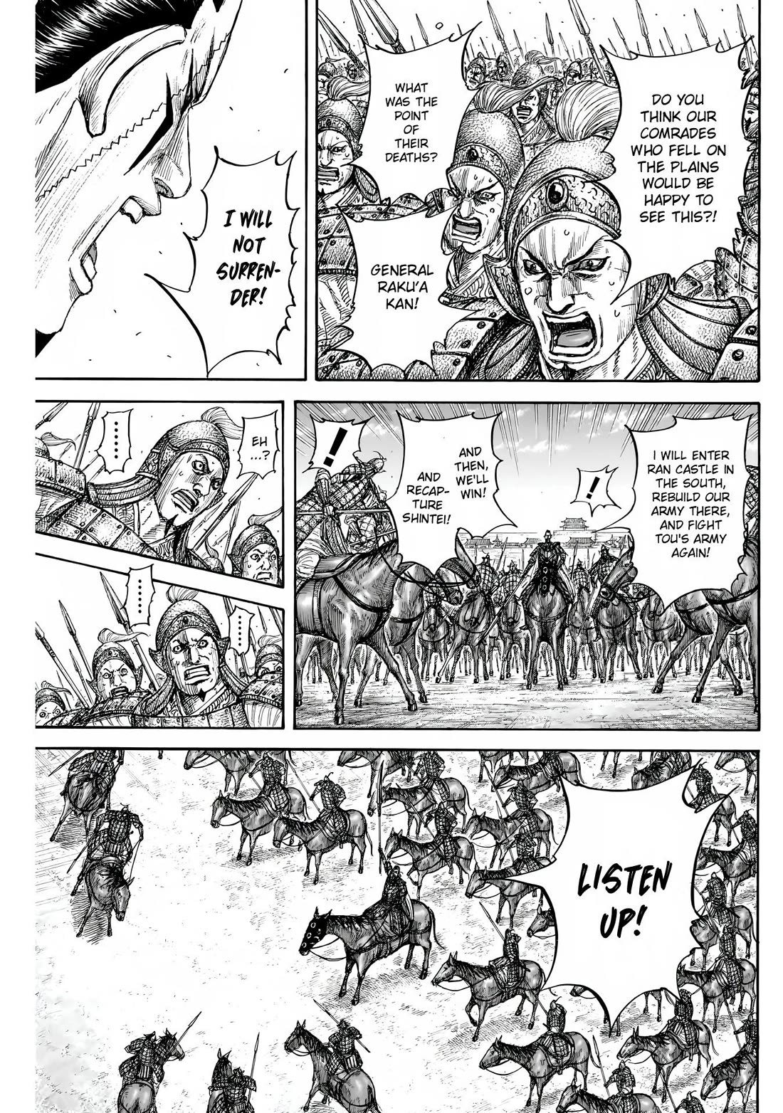 Kingdom manga, chapter 839, page 16 of 20