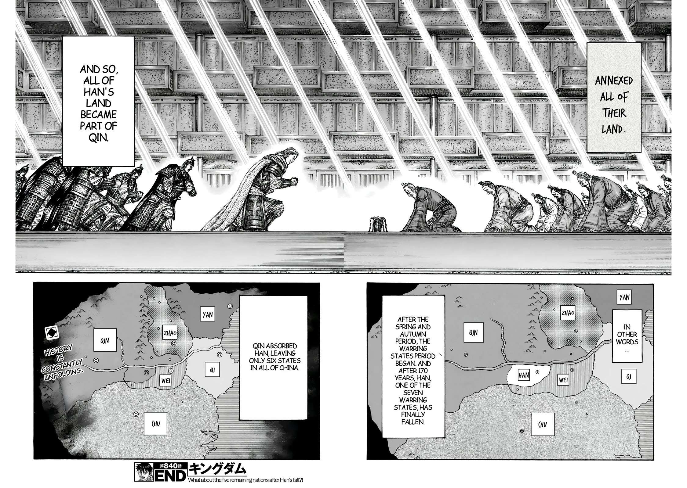 Kingdom Chapter 840 page 19 - Chapter 840