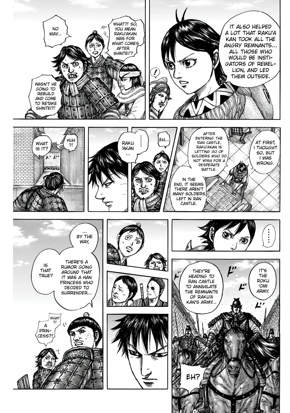 Kingdom manga, chapter 841, page 10 of 20