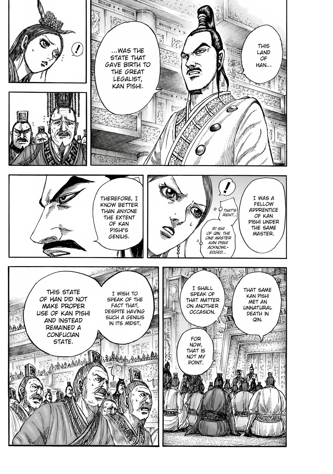 Kingdom manga, chapter 843, page 10 of 18