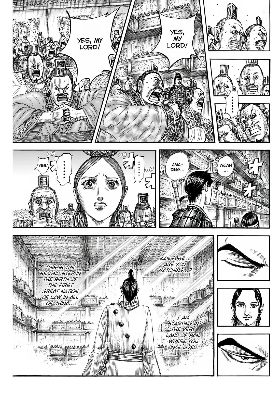 Kingdom manga, chapter 843, page 13 of 18