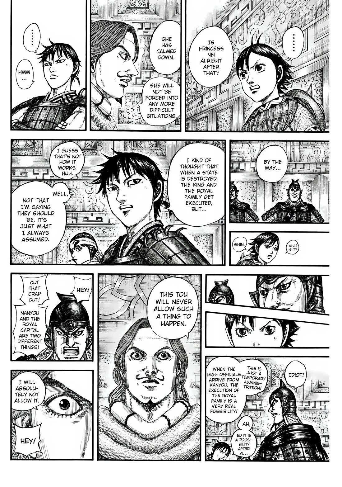 Kingdom manga, chapter 843, page 3 of 18