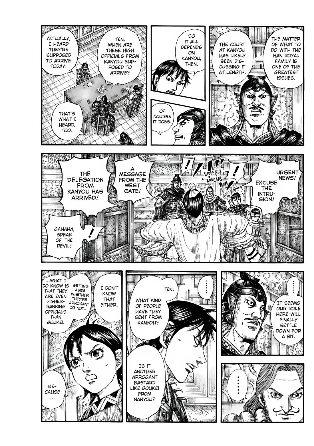 Kingdom manga, chapter 843, page 4 of 18