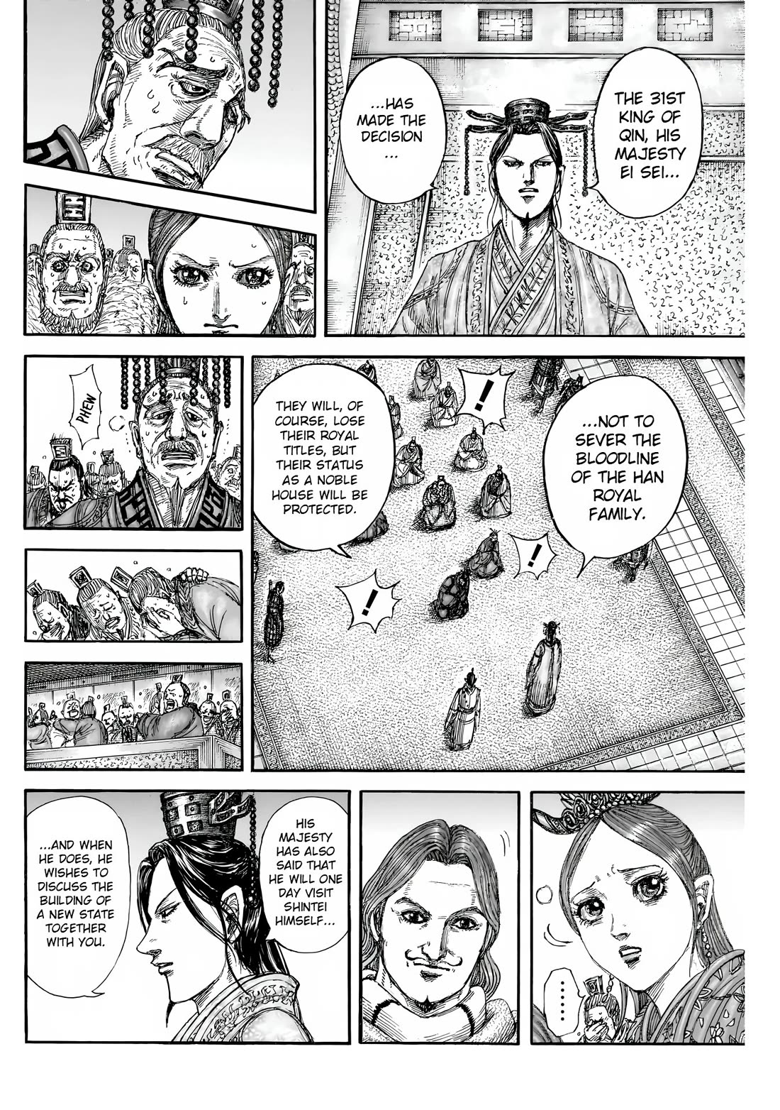 Kingdom manga, chapter 843, page 8 of 18