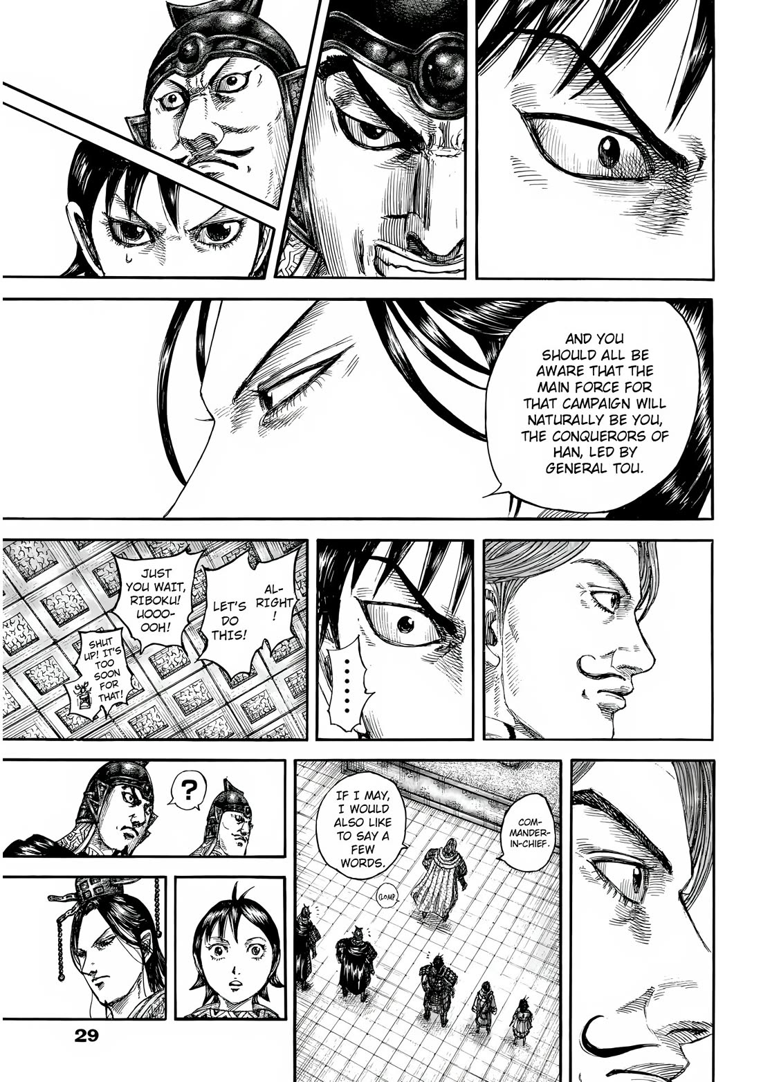 Kingdom manga, chapter 844, page 9 of 21