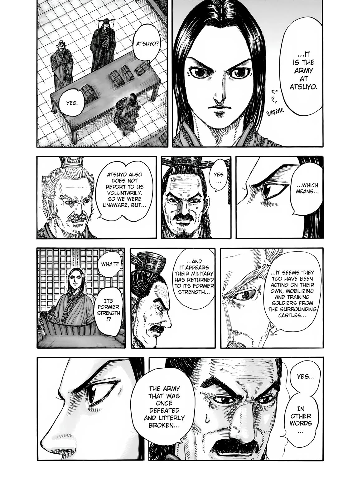 Kingdom manga, chapter 845, page 10 of 19