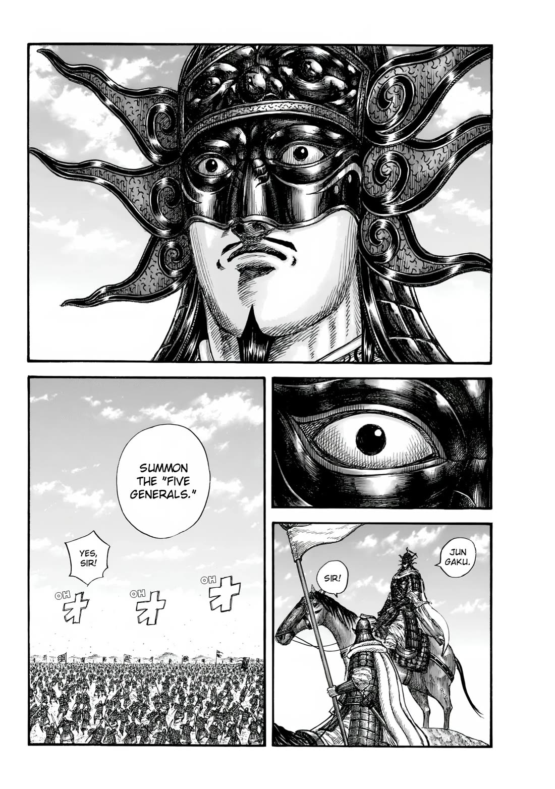 Kingdom manga, chapter 845, page 12 of 19