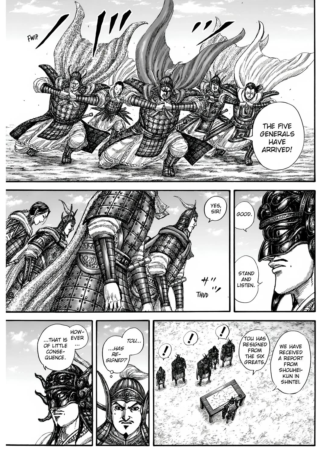 Kingdom manga, chapter 845, page 15 of 19