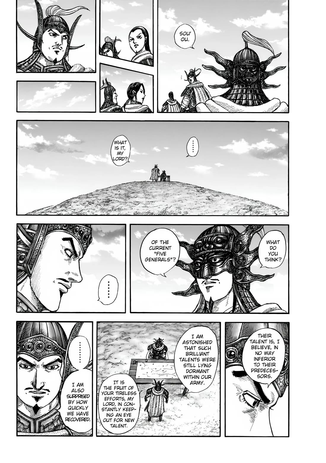 Kingdom manga, chapter 845, page 18 of 19