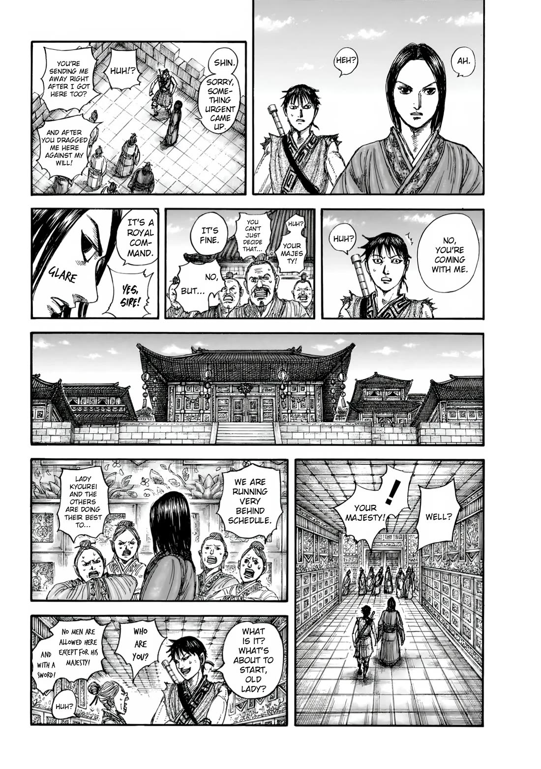 Kingdom manga, chapter 846, page 9 of 21