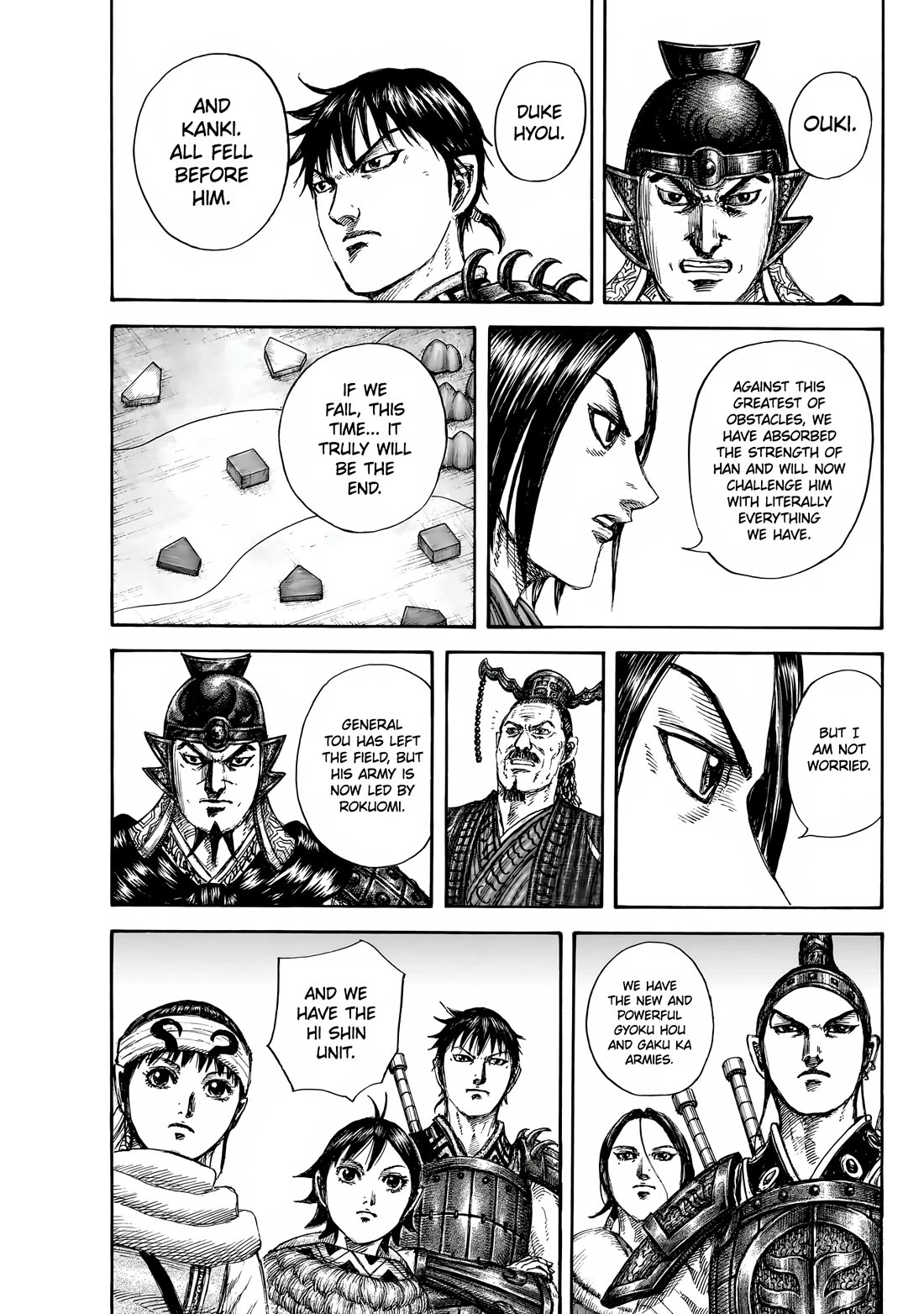 Kingdom manga, chapter 847, page 18 of 20