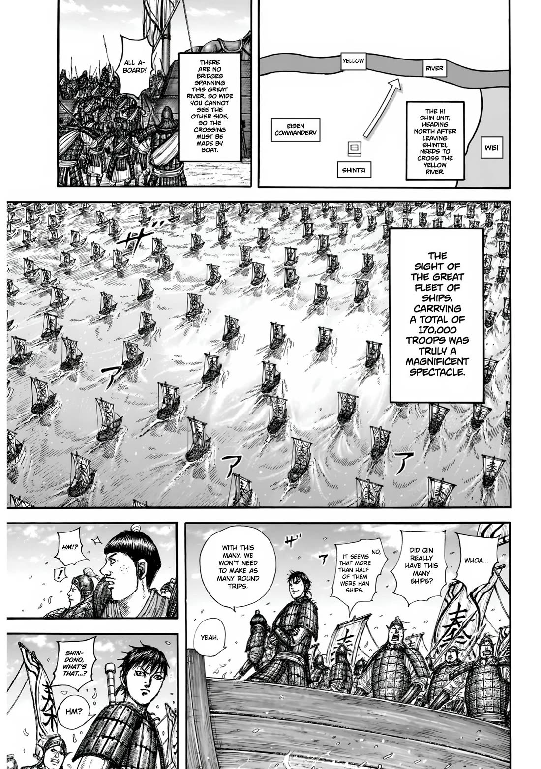 Kingdom manga, chapter 850, page 10 of 20