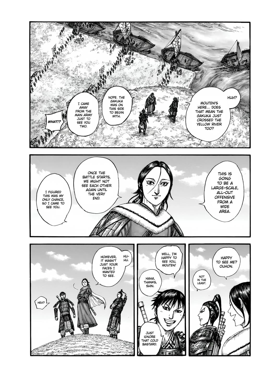 Kingdom manga, chapter 850, page 14 of 20
