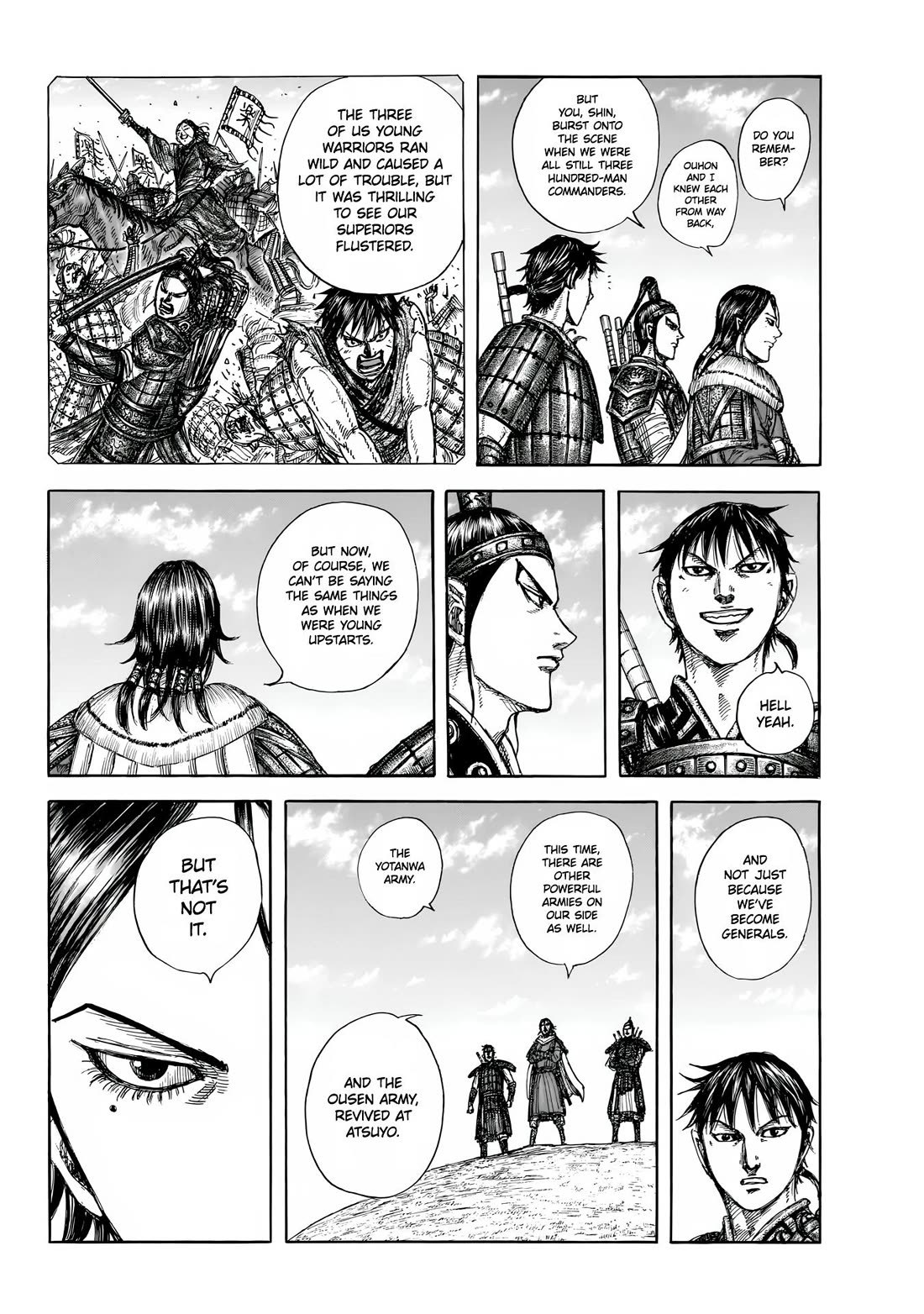 Kingdom manga, chapter 850, page 17 of 20
