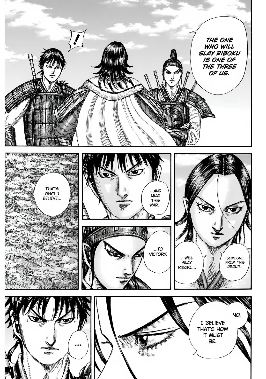 Kingdom manga, chapter 850, page 18 of 20